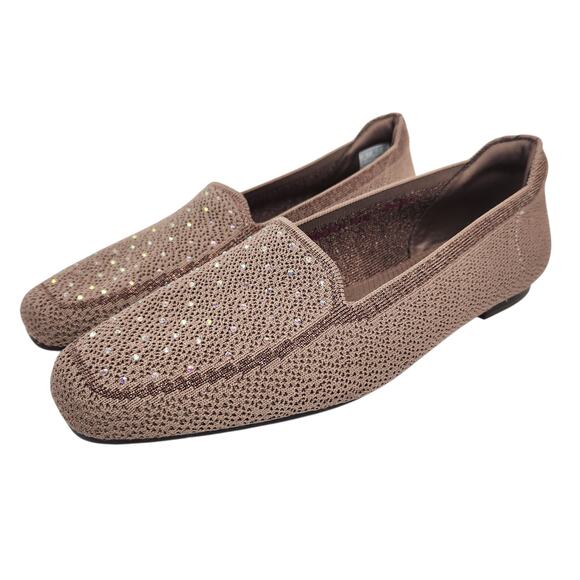 Skechers Shoes - Skechers 159002 Women's Cleo Stretch Fabric Rhinestone Loafers Flats Size 10